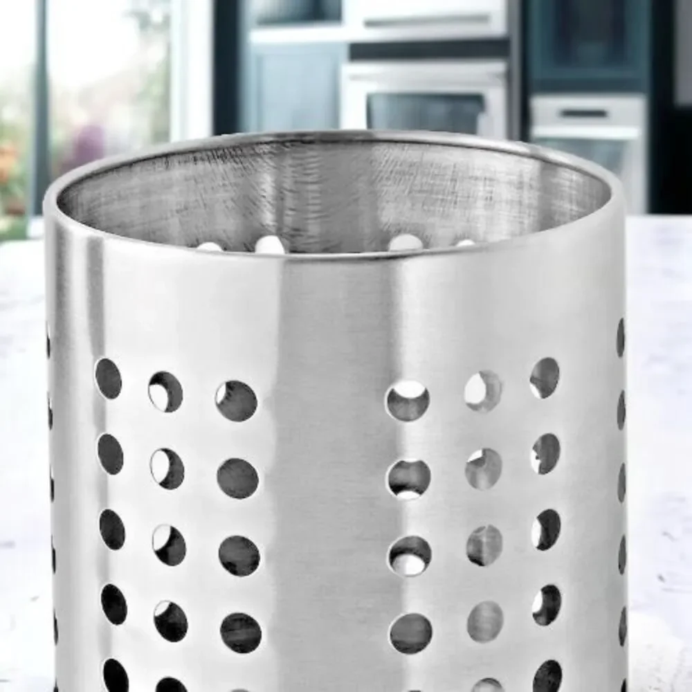 IKEA ORDNING Kitchen Utensil Holder Stainless Steel 5‎ 3/8 